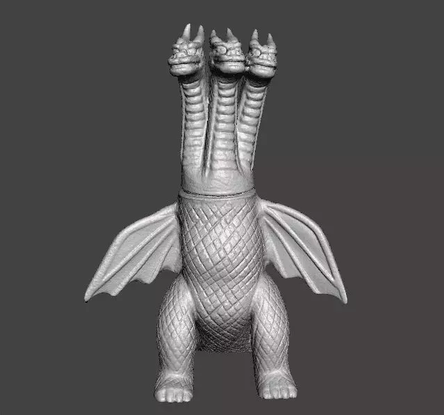 KING GHIDORAH 70S VINTAGE TOY FIGURE MODEL KAIJU MONSTER 3D print model_0