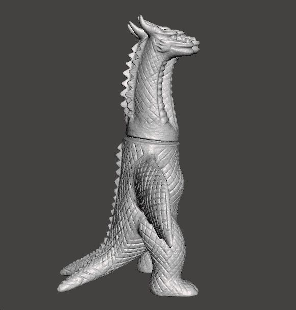 KING GHIDORAH 70S VINTAGE TOY FIGURE MODEL KAIJU MONSTER 3D print model_3