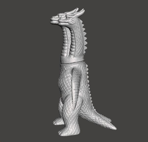 KING GHIDORAH 70S VINTAGE TOY FIGURE MODEL KAIJU MONSTER 3D print model_1