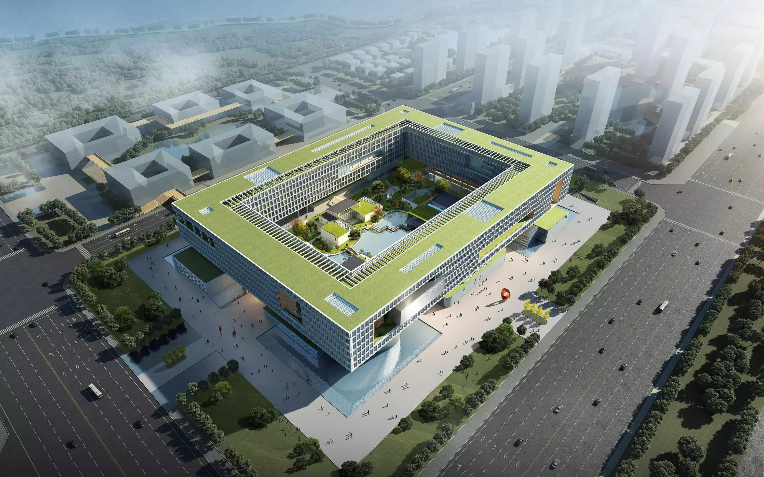 SU model of the Science City Innovation Research Institute 3D model_0