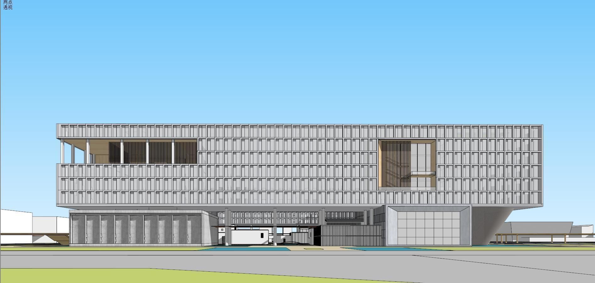 SU model of the Science City Innovation Research Institute 3D model_5