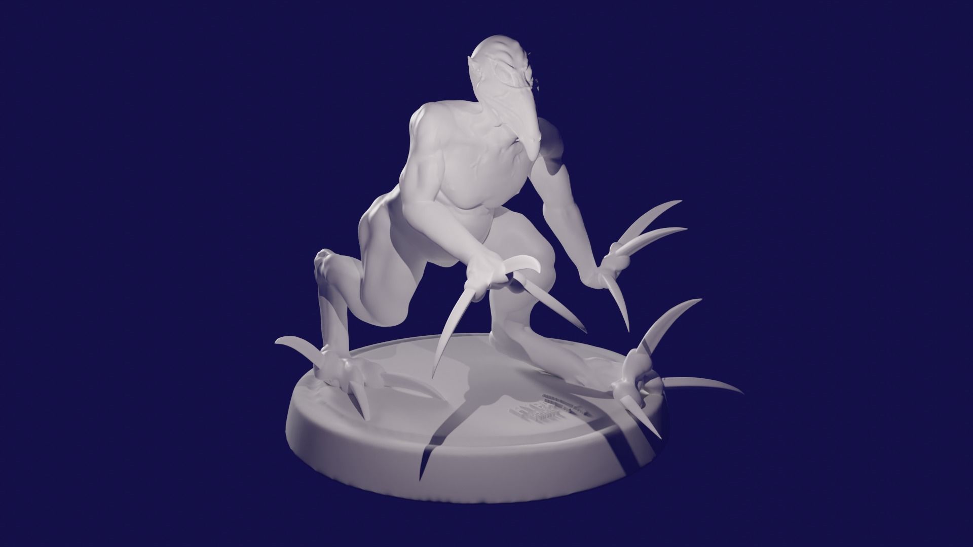 Cave Dweller 3D print model_2