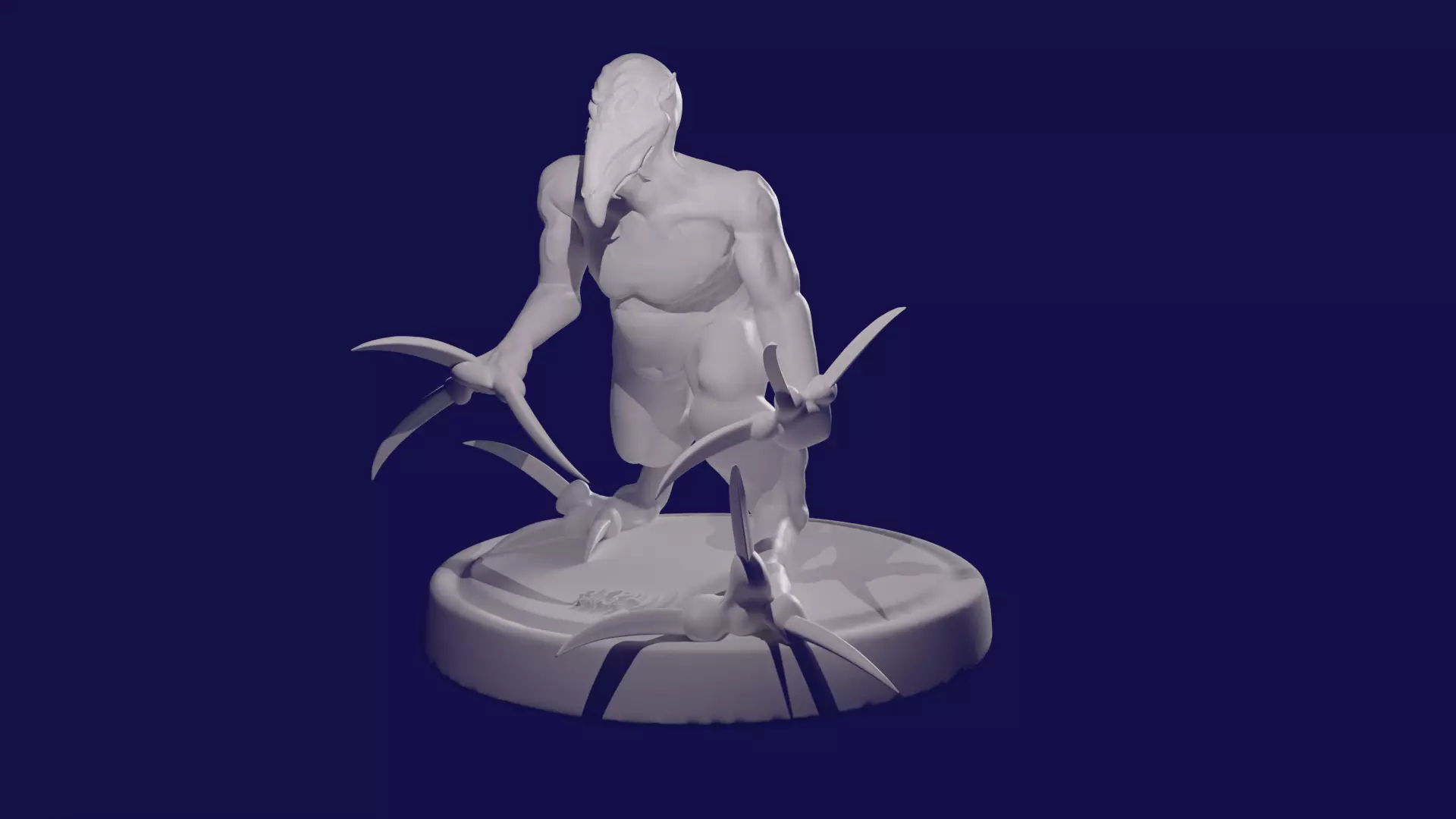 Cave Dweller 3D print model_0