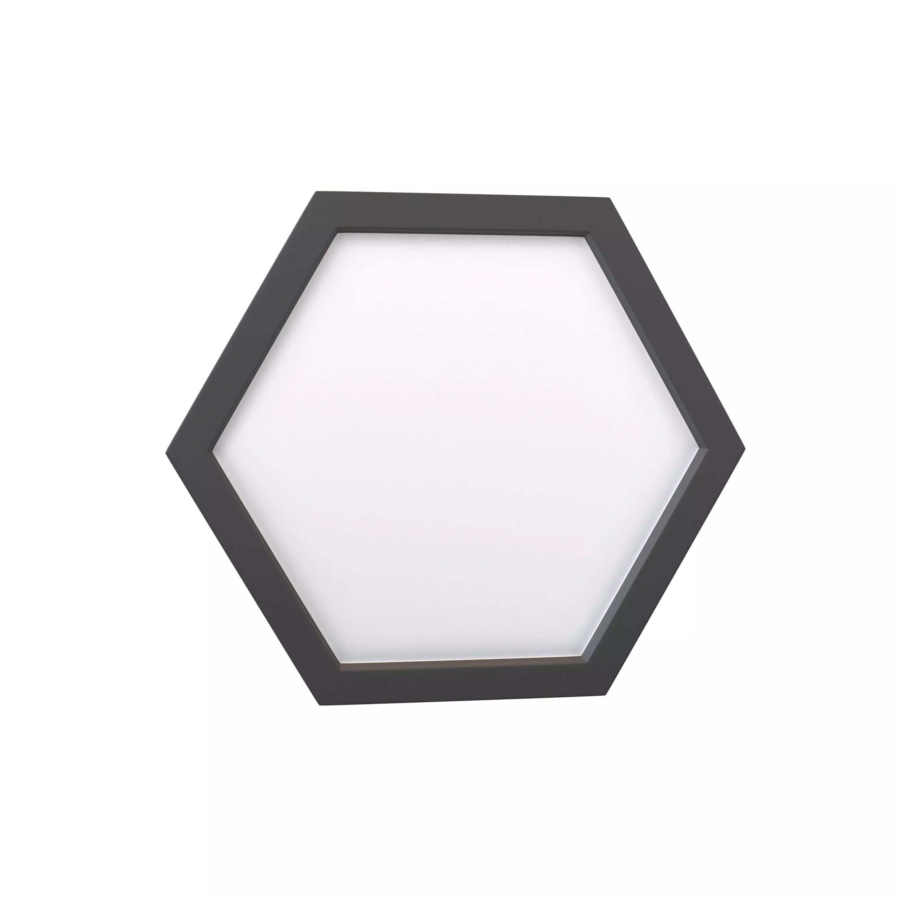 Hexagon Prohibited Symbol V1 005 Low-poly 3D model_0
