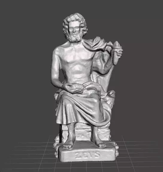 ZEUS RESIN STATUE 90s FIGURE MODEL ART GREEK MYTHOLOGY 3D print model