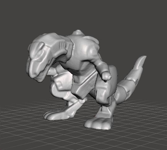 ZEKE ORGANOID CLASSIC MINI FIGURE CHAOTIC CENTURY MINIATURE TOY 3D print model_2