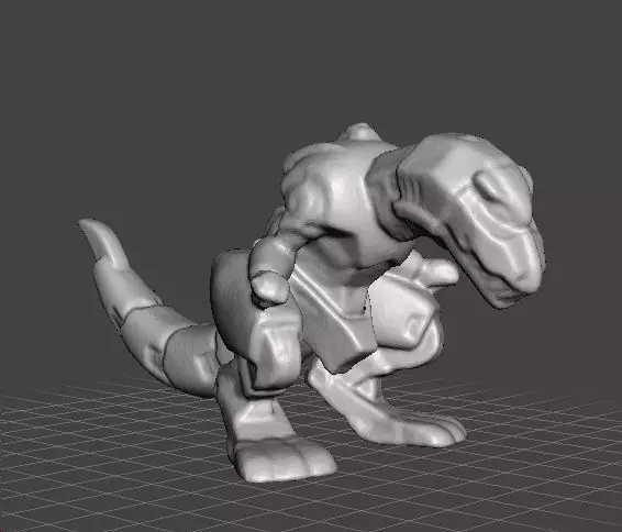 ZEKE ORGANOID CLASSIC MINI FIGURE CHAOTIC CENTURY MINIATURE TOY 3D print model_0