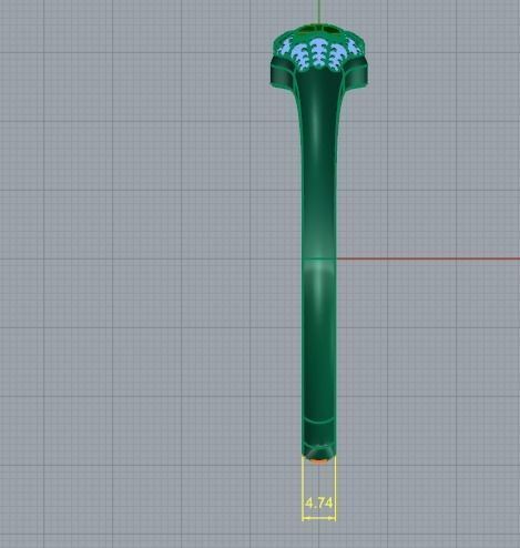 Snake bracelet N011669 3D print model_9