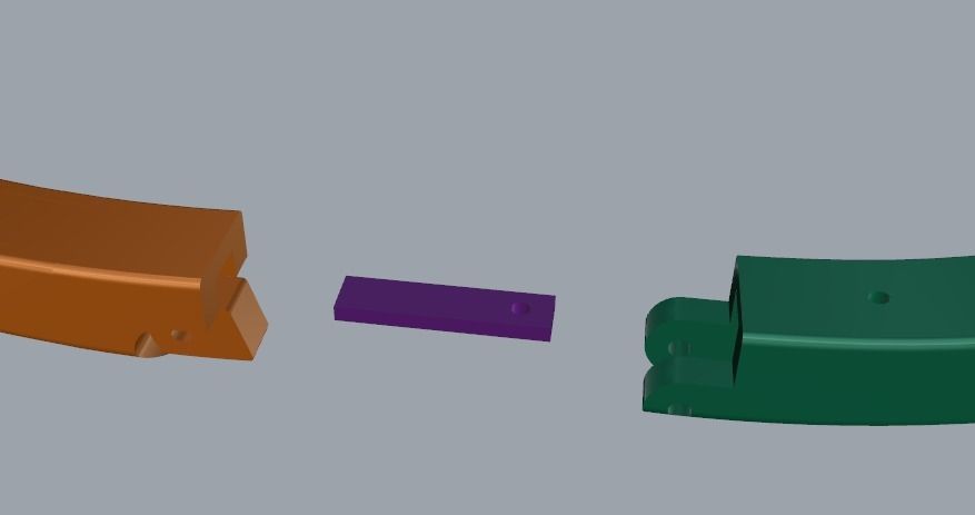 Snake bracelet N011669 3D print model_4