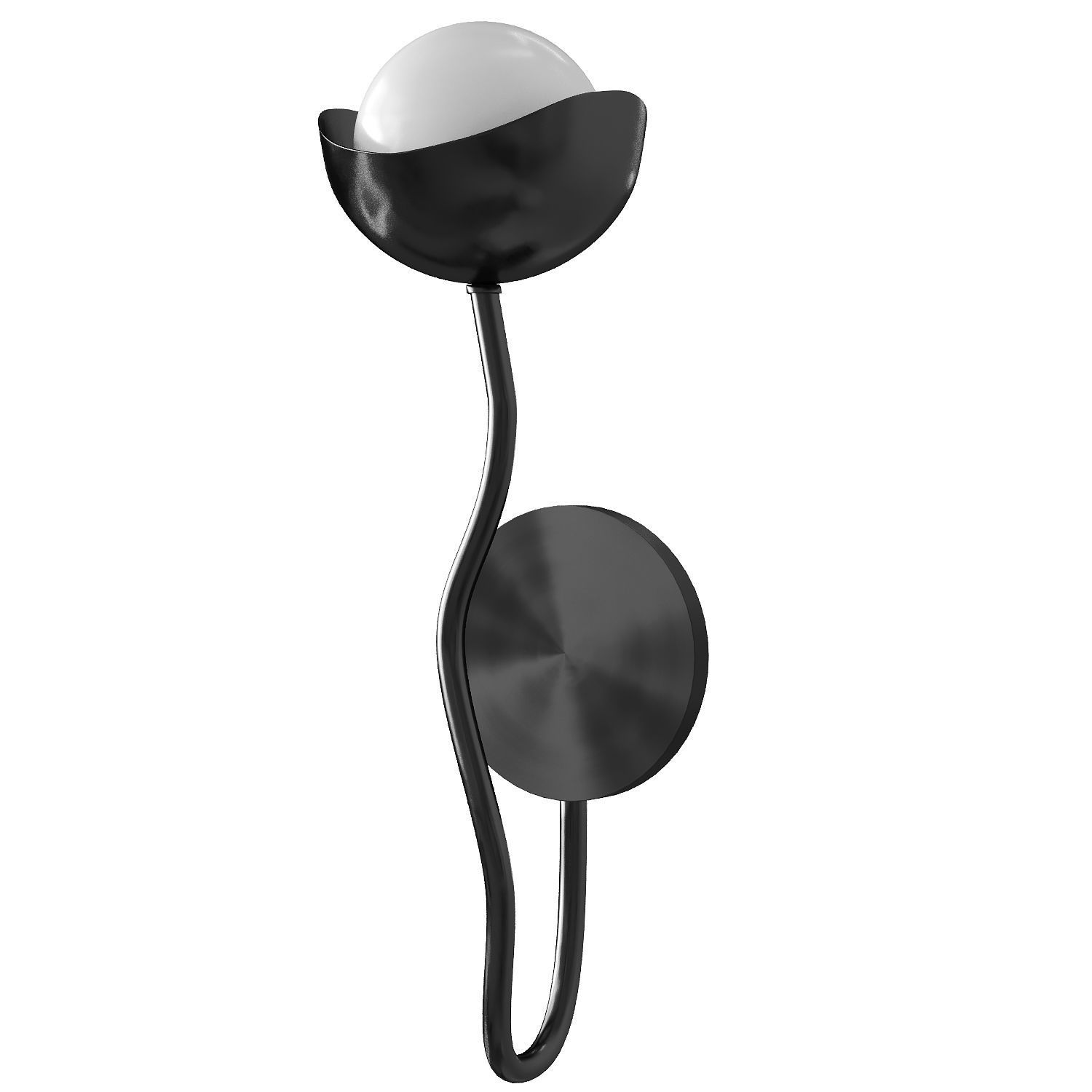 Lamp Kukka Sconce Low-poly 3D model Low-poly 3D model_5