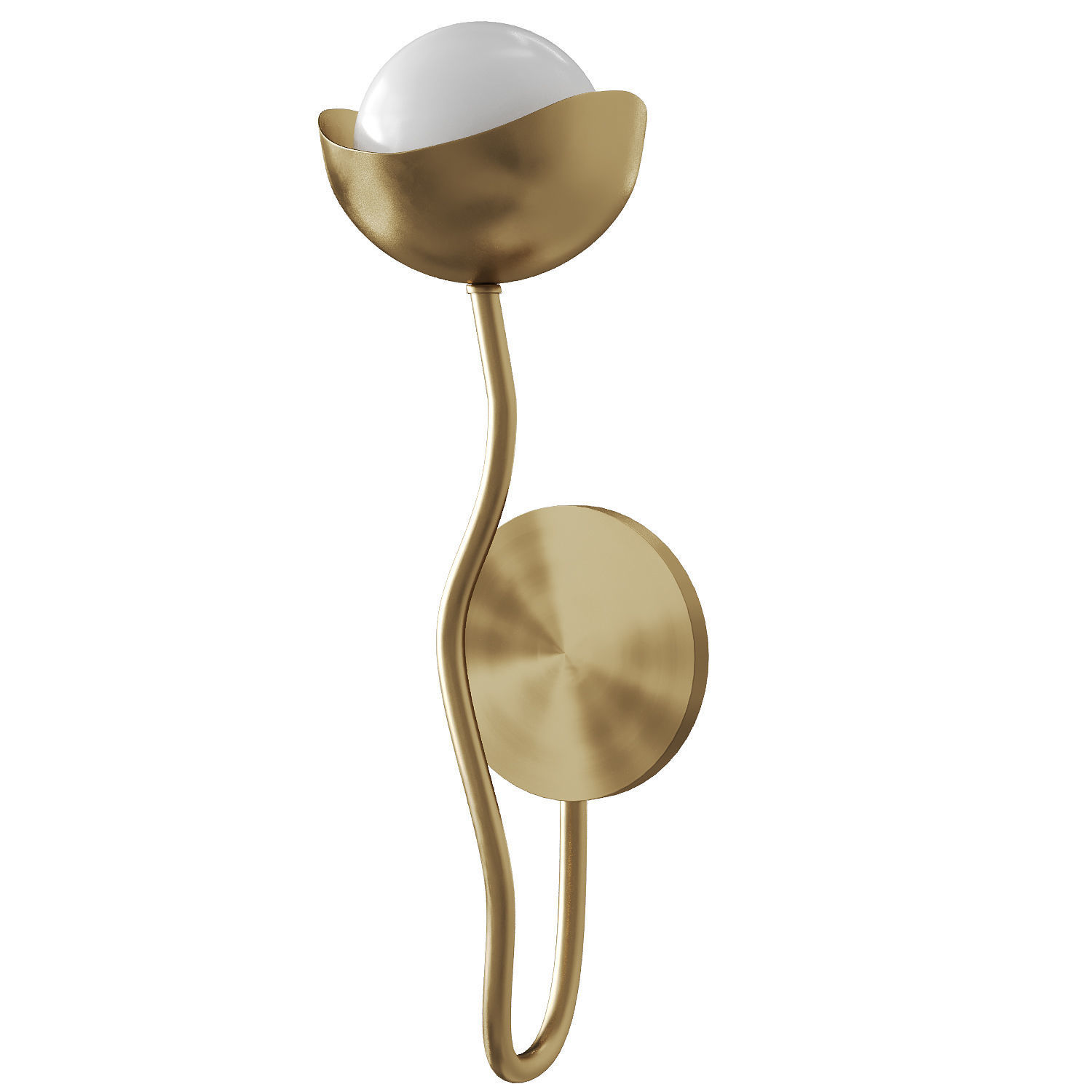 Lamp Kukka Sconce Low-poly 3D model Low-poly 3D model_3