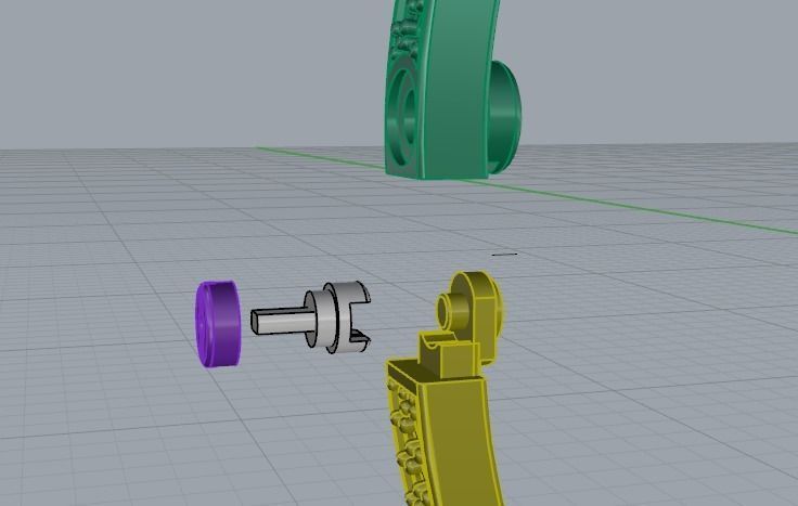 Bracelet 180 mm N011662 3D print model_2