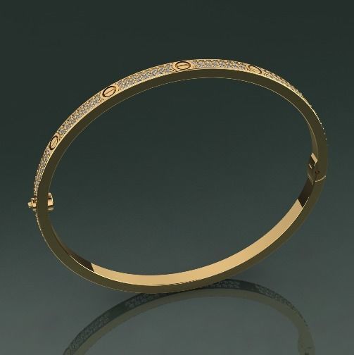 Bracelet 180 mm N011662 3D print model_1