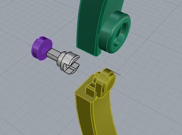 Bracelet 180 mm N011662 3D print model_4