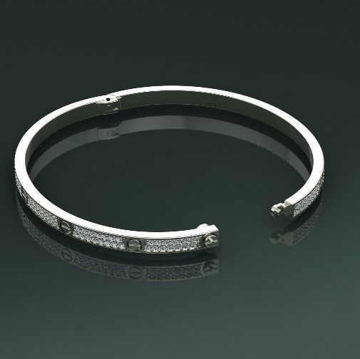 Bracelet 170 mm N011661 3D print model_1