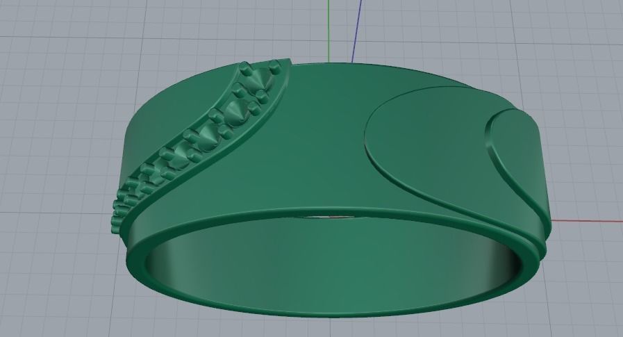 Ring N011660 3D print model_2