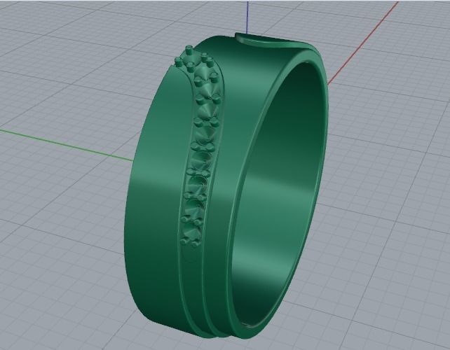 Ring N011660 3D print model_3