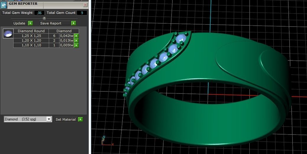 Ring N011660 3D print model_9