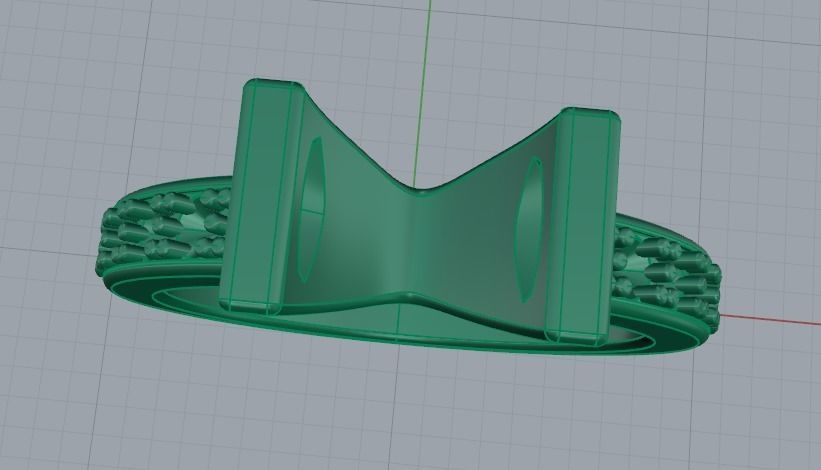 Ring 16 mm N011652 3D print model_5