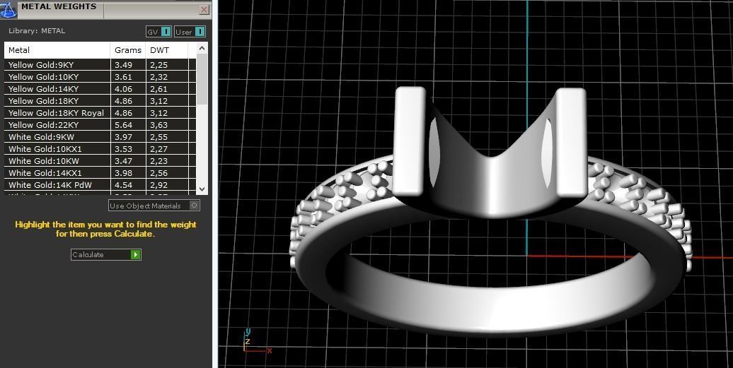 Ring 16 mm N011652 3D print model_8