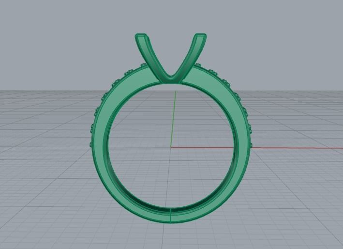 Ring 16 mm N011652 3D print model_3