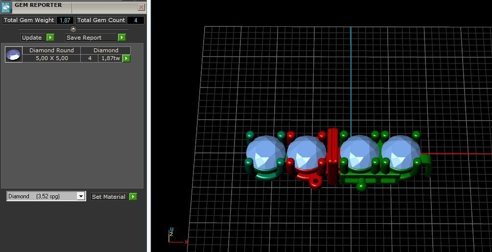 Bracelet Tenis N011645 3D print model_10