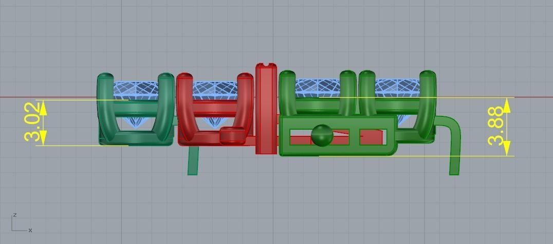 Bracelet Tenis N011645 3D print model_7