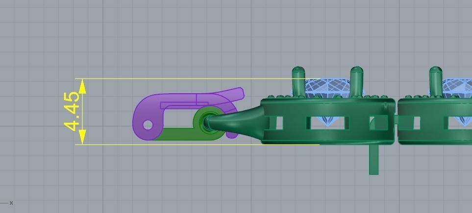 Bracelet N011641 3D print model_8