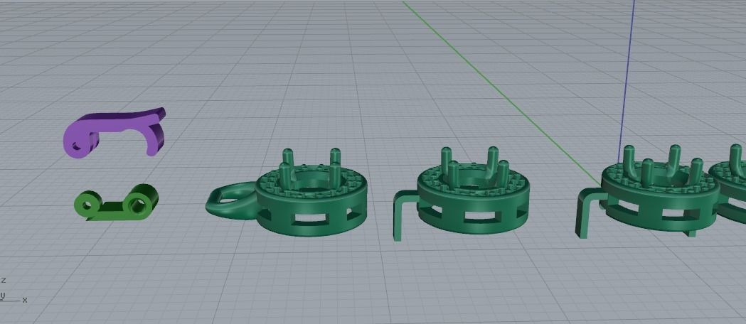 Bracelet N011641 3D print model_3