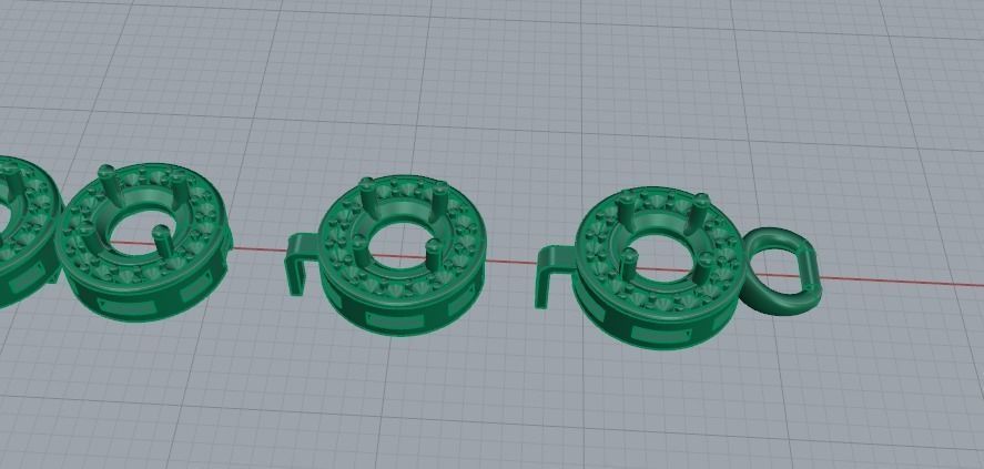 Bracelet N011641 3D print model_5