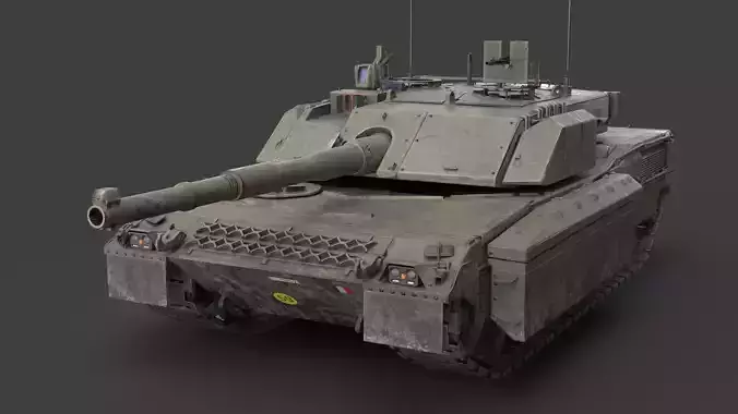 C1 Ariete  and Mofication PSO  Low-poly 3D model
