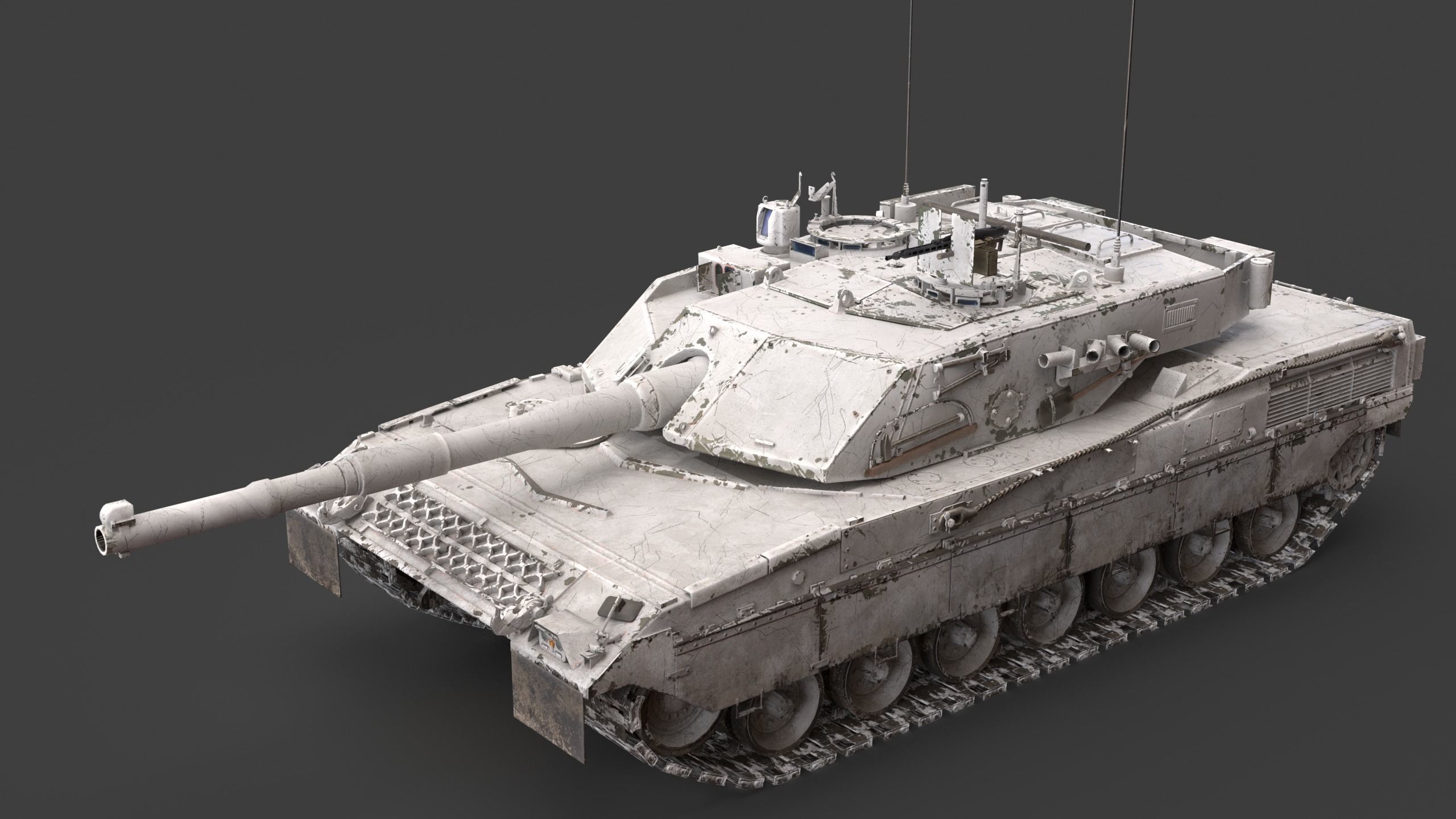 C1 Ariete  and Mofication PSO  Low-poly 3D model_33