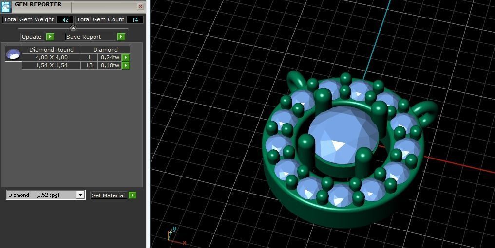 Pendant N011721 3D print model_8