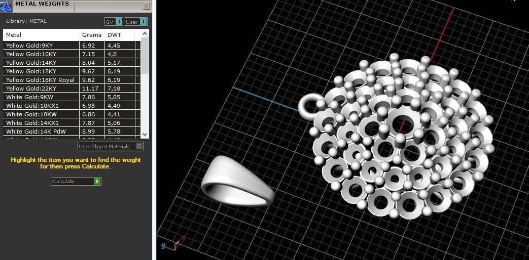 Pendant N011719 3D print model_8