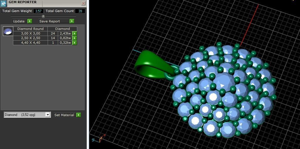 Pendant N011719 3D print model_9