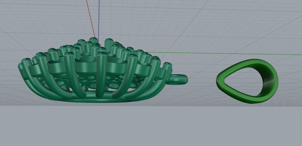 Pendant N011719 3D print model_4