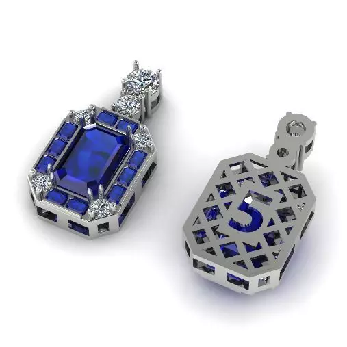 Pendant N011708 3D print model_0