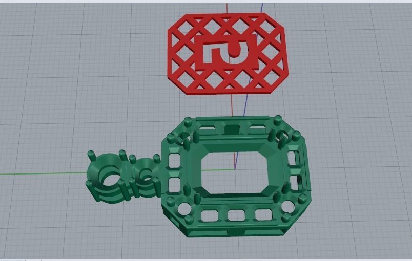 Pendant N011708 3D print model_2