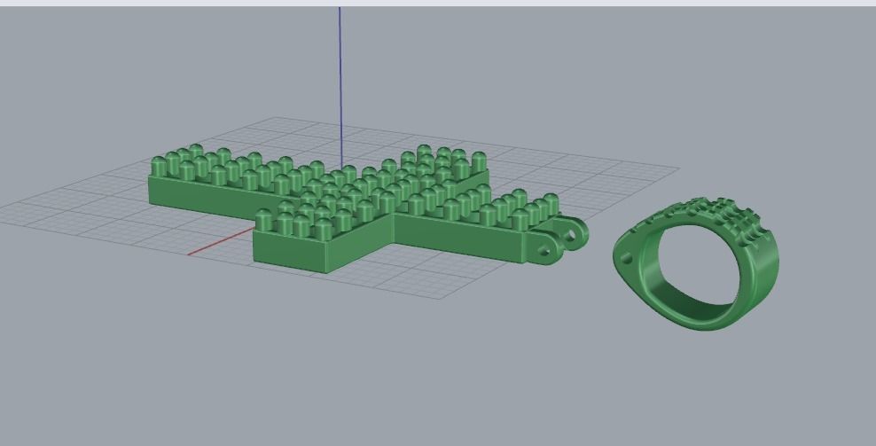 Pendant cross N011706 3D print model_3