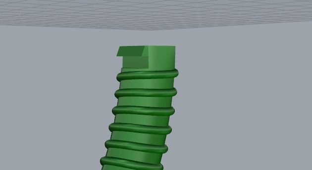 Bracelet bolt N011698 3D print model_6