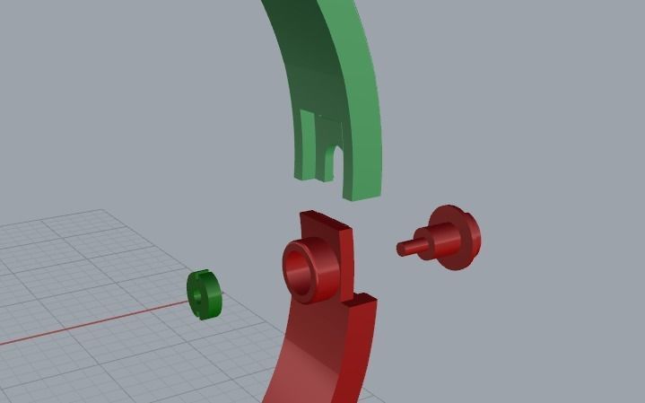 Bracelet 160mm N011692 3D print model_3