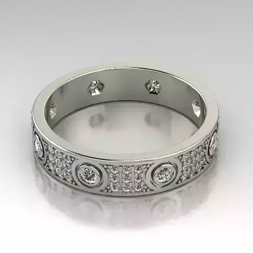 Ring 3dm stl obj render N011682