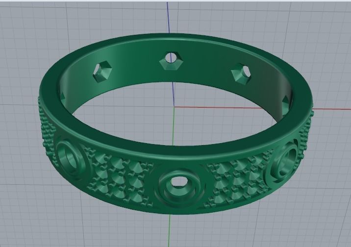 Ring 3dm stl obj render N011682 3D print model_5