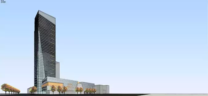 SU model of super high-rise office and commercial buildings