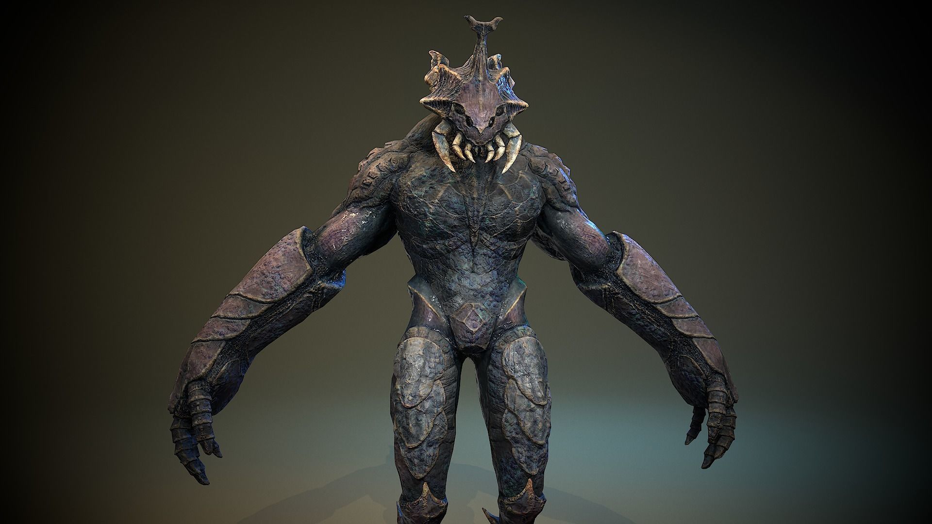 Armored Beetle 03 Low-poly 3D model_19