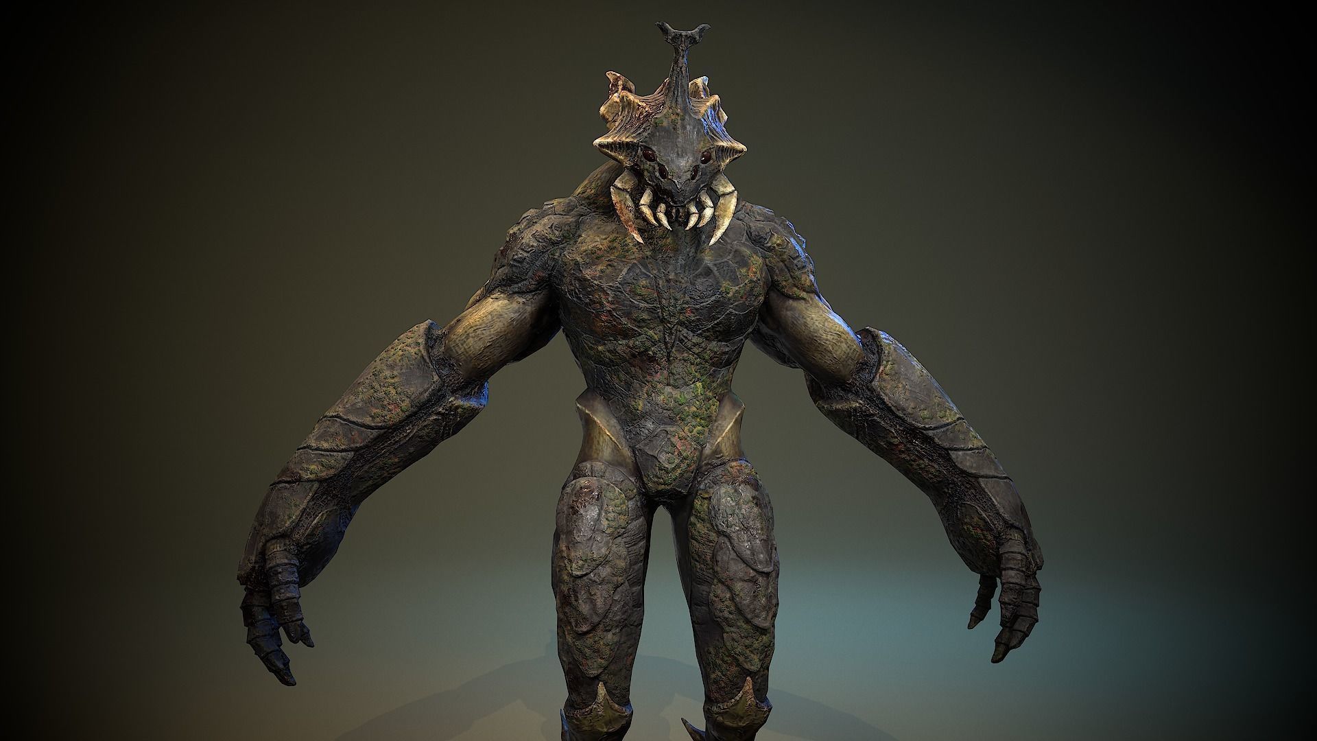 Armored Beetle 03 Low-poly 3D model_18