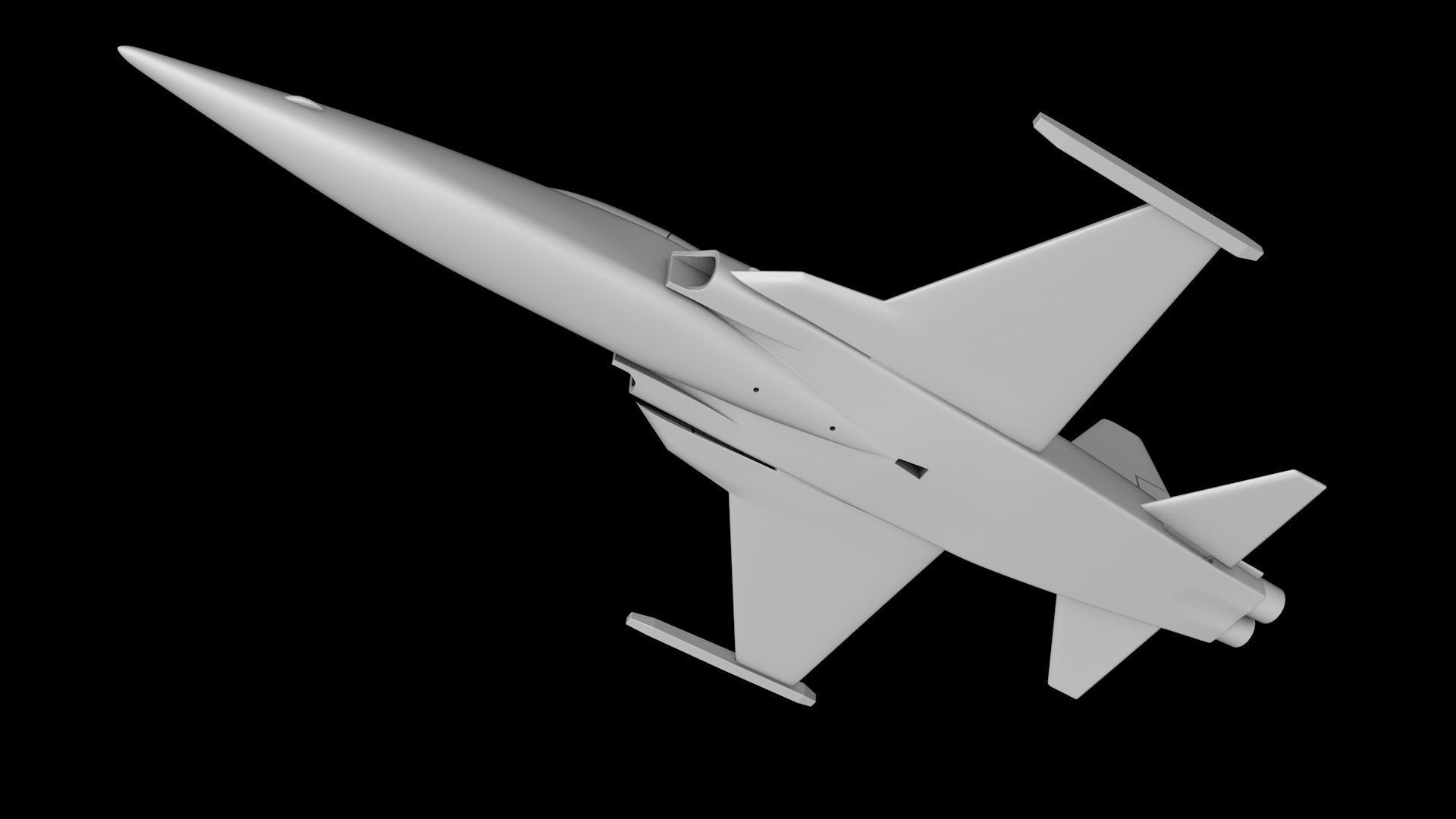 STL FILES OF SCALE MODEL F-5 TIGER Scale 1-48 3D print model_5
