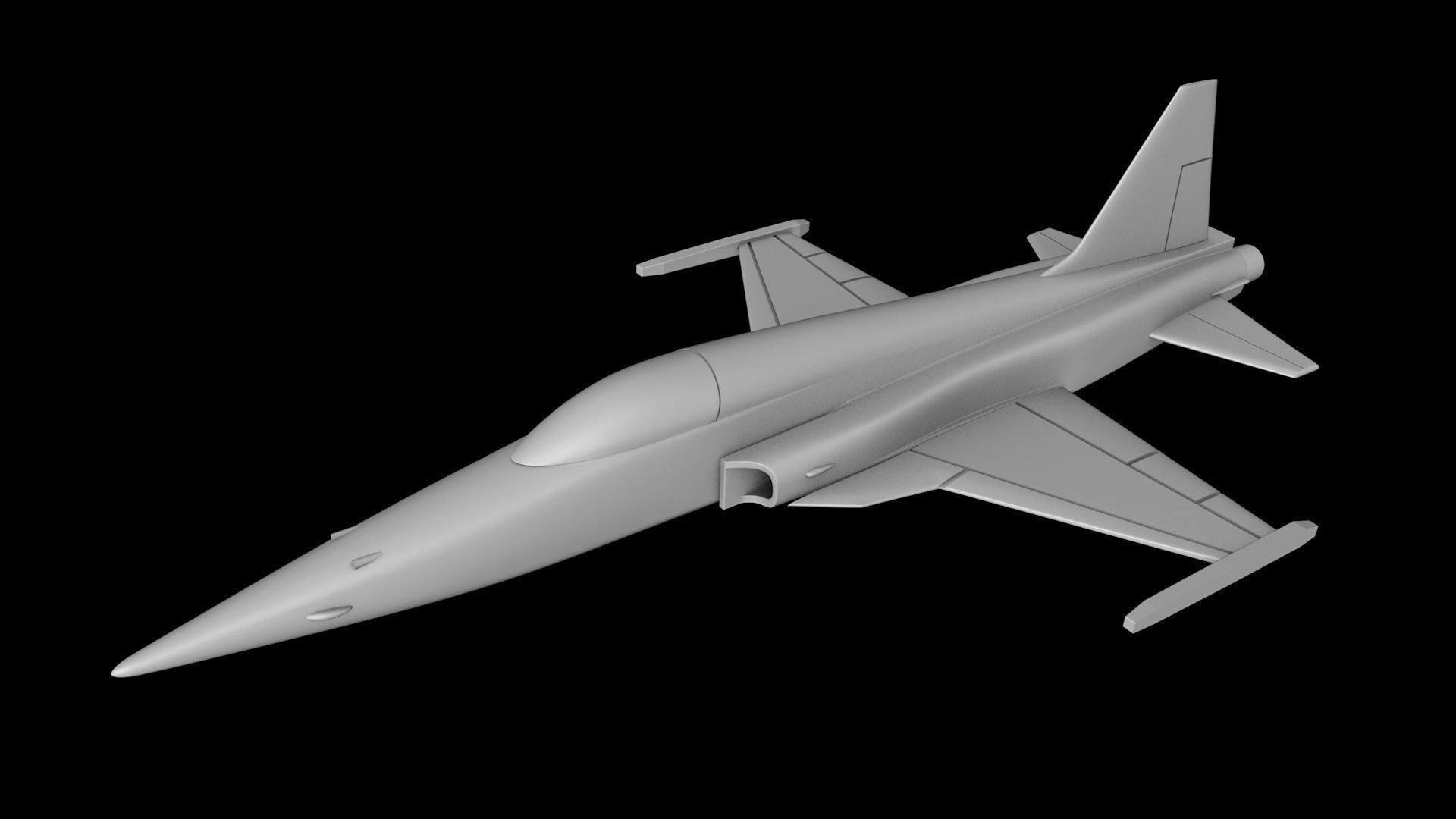 STL FILES OF SCALE MODEL F-5 TIGER Scale 1-48 3D print model_2