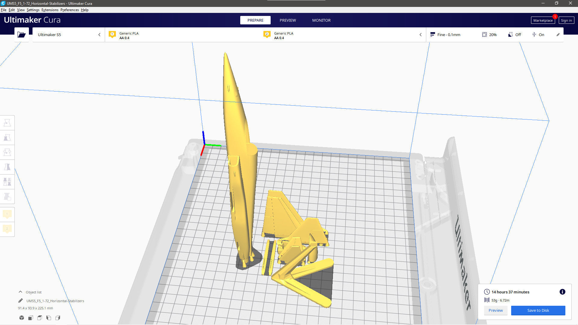 STL FILES OF SCALE MODEL F-5 TIGER Scale 1-48 3D print model_6