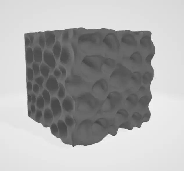 Perforated candle mold 3D print model